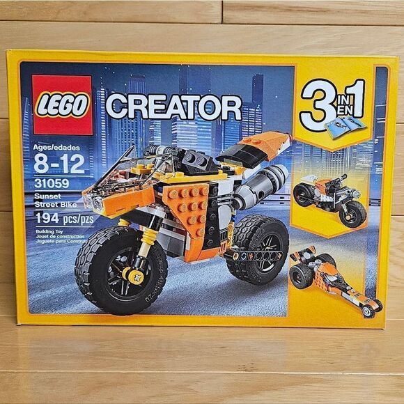 Lego 31059 Sunset Street Bike Set Creator 3 in 1 Sealed Retired - Picture 1 of 10